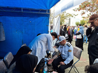 برپایی ایستگاه رایگان تندرستی در ارومیه با 500 نفر مراجعه کننده