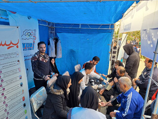 برپایی ایستگاه رایگان تندرستی در ارومیه با 500 نفر مراجعه کننده