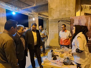 برپایی ایستگاه رایگان سنجش سلامت توسط هیات پزشکی ورزشی فارس