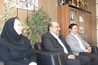 دیدار سرپرست و اعضای هیات رئیسه هیات پزشکی ورزشی فارس با سرپرست اداره کل ورزش و جوانان فارس