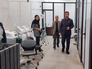 بازدید دکتر سعیدی از کلینیک تخصصی هیأت پزشکی ورزشی استان البرز