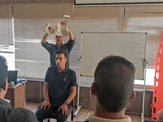 پایان دوره آموزشی امدادگر ورزشی در کرمان