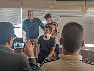 پایان دوره آموزشی امدادگر ورزشی در کرمان