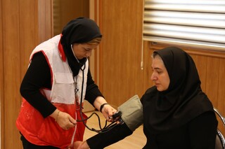 پویش غربالگری دیابت و فشارخون بالا-فدراسیون والیبال