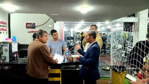 بازرسی از باشگاه های ورزشی شهرستان گچساران