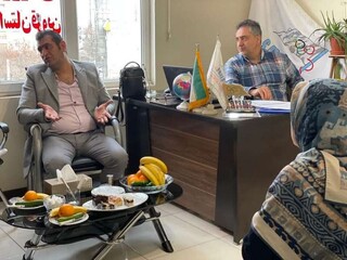 بازدید نمایندگان فدراسیون از هیأت پزشکی ورزشی استان قزوین