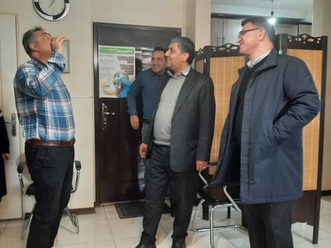 بازدید نمایندگان فدراسیون از هیأت پزشکی ورزشی استان قزوین
