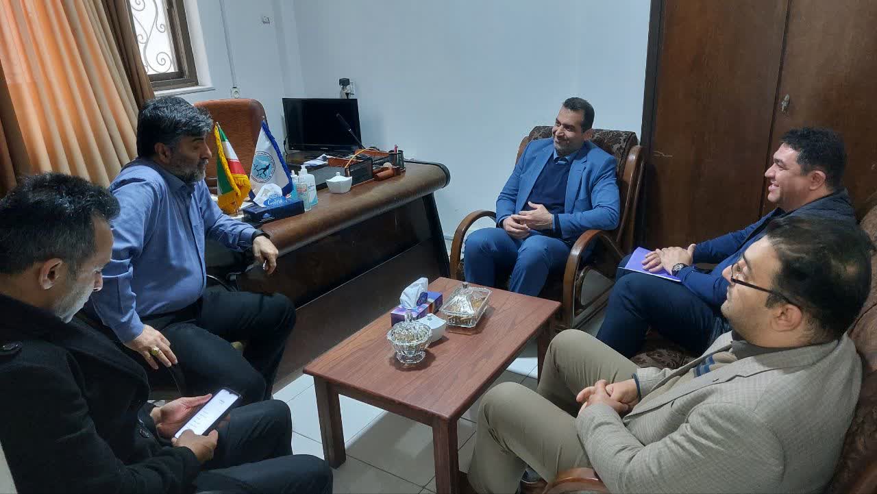 دیدار رئیس اداره ورزش و جوانان مرکز استان با رئیس هیات پزشکی ورزشی مازندران