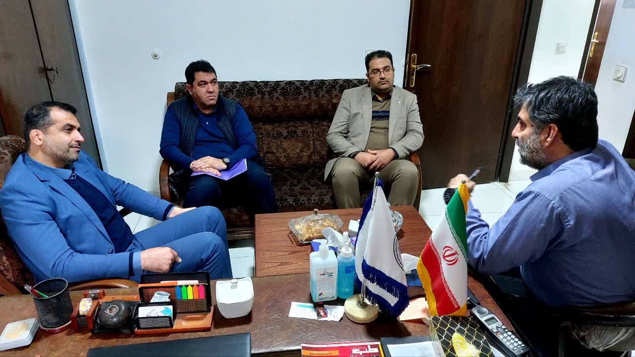 دیدار رئیس اداره ورزش و جوانان مرکز استان با رئیس هیات پزشکی ورزشی مازندران