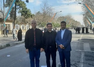 حضور خانواده پزشکی ورزشی در راهپیمایی 22 بهمن و ارائه خدمات سلامت به شرکت کنندگان