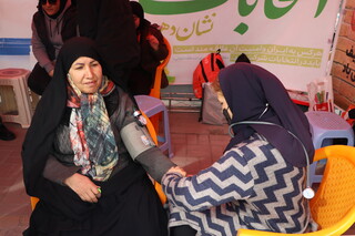 ایستگاه سلامت به مناسبت دهه فجر برگزار شد