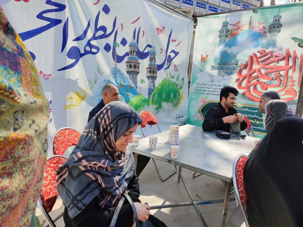 برپایی موکب سلامت هیات پزشکی ورزشی لرستان در جشن نیمه شعبان +تصاویر