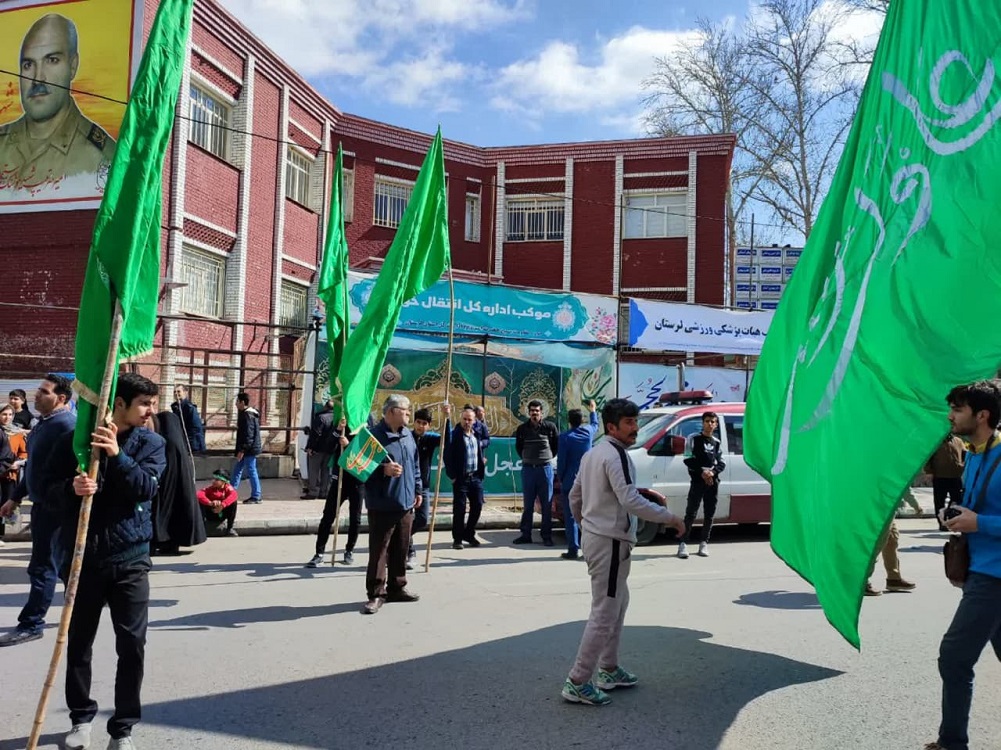 برپایی موکب سلامت هیات پزشکی ورزشی لرستان در جشن نیمه شعبان +تصاویر