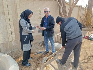 پویش کاشت زندگی به مناسبت هفته درختکاری با حضور دکتر حبیبی نیا نایب رئیس هیات پزشکی ورزشی یزد