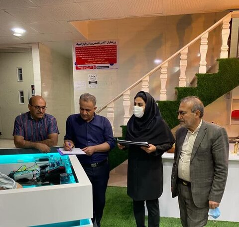 بازرسی مشترک سازمان غذا دارو و هیات پزشکی ورزشی از باشگاه های ورزشی شهرستان گچساران