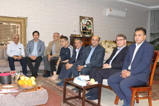 عیادت دکتر نوروزی از غلامحسین پیروانی