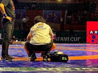 پوشش پزشکی مسابقات بین المللی کشتی فرنگی