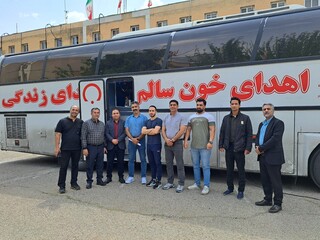 برپایی پویش اهدا خون اداره کل ورزش و جوانان با همکاری هیات پزشکی فارس