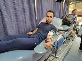 برپایی پویش اهدا خون اداره کل ورزش و جوانان با همکاری هیات پزشکی فارس