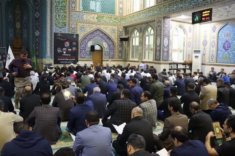 مراسم بزرگداشت شهید آیت‌الله رئیسی و شهدای خدمت