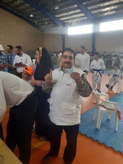 پوشش پزشکی ورزشی مسابقات کاراته در شهرستان خنداب