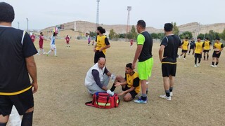 پوشش پزشکی رقابتهای فوتبال مناطق جنوب فارس به میزبانی شهر خور توسط هیات پزشکی ورزشی شهرستان لارستان