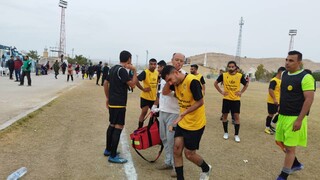 پوشش پزشکی رقابتهای فوتبال مناطق جنوب فارس به میزبانی شهر خور توسط هیات پزشکی ورزشی شهرستان لارستان