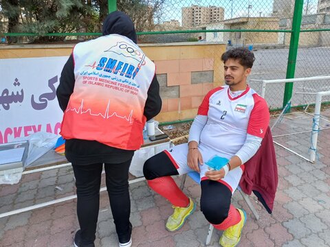 پوشش کامل پزشکی اردوی تیم ملی هاکی کشور در تبریز توسط هیئت پزشکی ورزشی آذربایجانشرقی