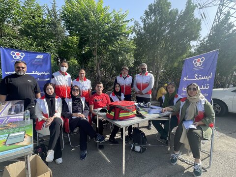 برپایی ایستگاه رایگان تندرستی در همایش پیاده روی ۵ هزار نفری توجال