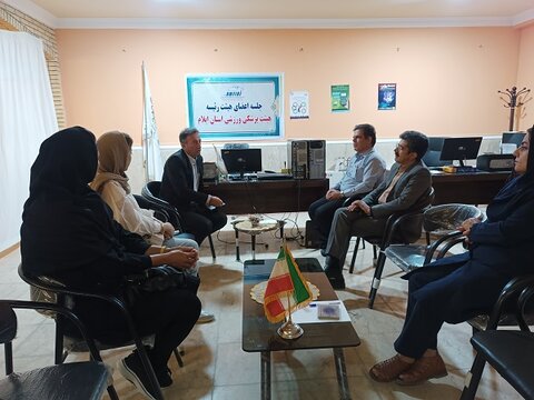 جلسه هیات رئیسه هیات پزشکی ورزشی استان ایلام