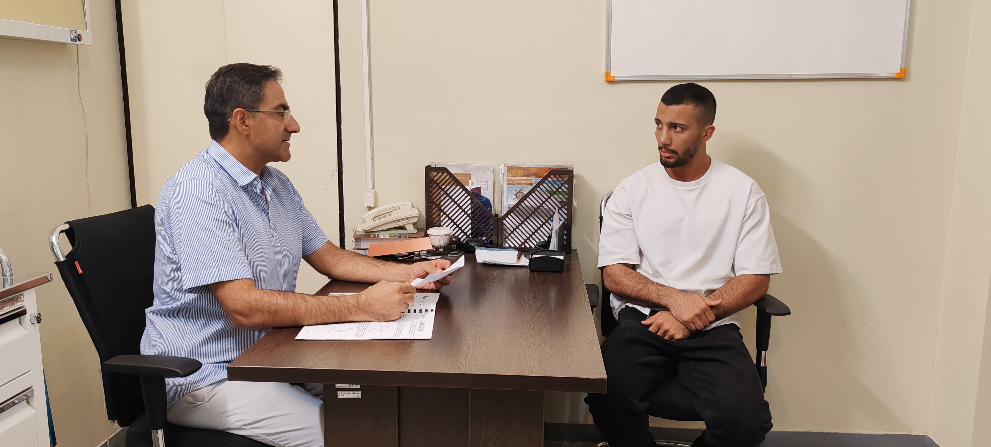 ارائه خدمات پزشکی به قهرمان المپیک در هیات پزشکی ورزشی فارس