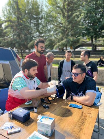 برپایی ایستگاه سلامتی به مناسبت عید قربان