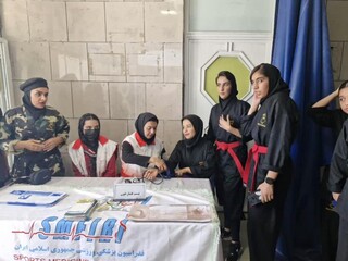 برپایی ایستگاه سلامت - چهار محال و بختیاری