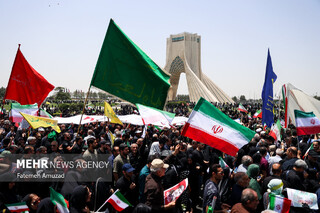 مراسم تشییع شهدای اقتدار ایران