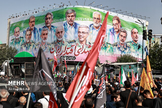مراسم تشییع شهدای اقتدار ایران