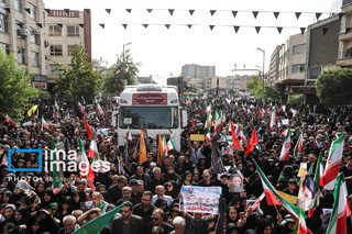 مراسم تشییع شهدای اقتدار ایران