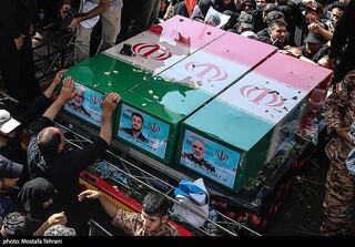 مراسم تشییع شهدای اقتدار ایران