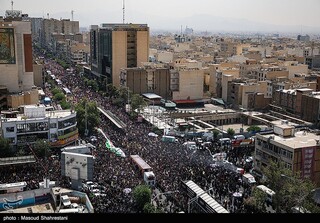 مراسم تشییع شهدای اقتدار ایران