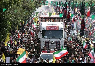 مراسم تشییع شهدای اقتدار ایران