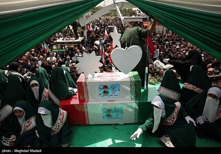 مراسم تشییع شهدای اقتدار ایران