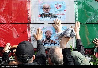 مراسم تشییع شهدای اقتدار ایران