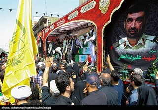 مراسم تشییع شهدای اقتدار ایران