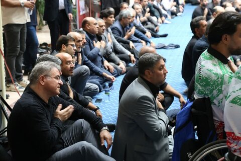 مراسم بزرگداشت فرماندهای و دانشمندان شهید و شهدای ورزشکار در وزارت ورزش و جوانانپ