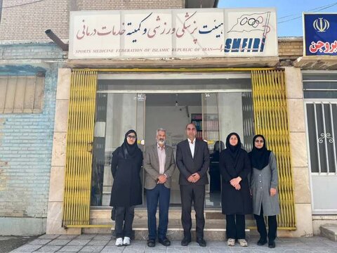 بازدید رئیس هیات از هیات پزشکی ورزشی بروجن - چهار محال و بختیاری