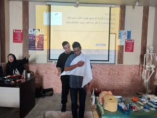 دوره مدون امدادگری ورزشی در استان خوزستان