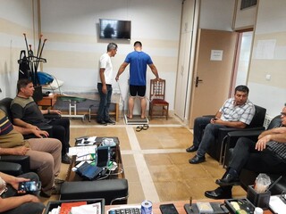 تست و ارزیابی ورزشکاران هیات کشتی