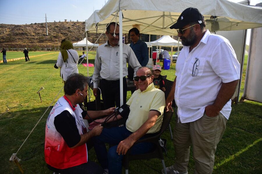 پوشش پزشکی هفته پنجم لیگ ملی چوگان توسط کمیته پوشش پزشکی مسابقات فدراسیون پزشکی ورزشی(2)