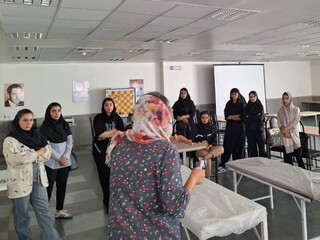 دوره آموزشی ماساژ ورزشی شهرستان سیرجان