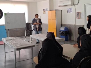 دوره آموزشی ماساژ ورزشی شهرستان سیرجان