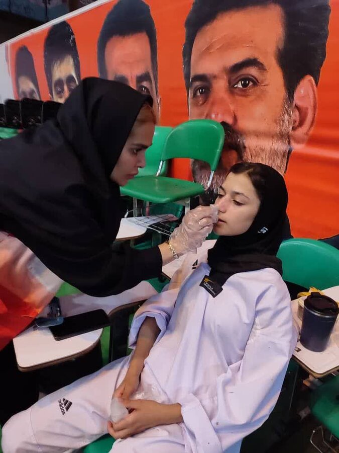 پوشش پزشکی لیگ برتر تکواندوی بانوان
